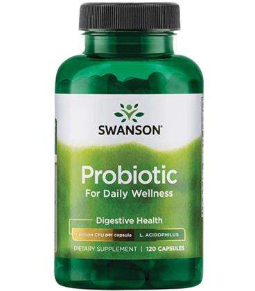 Swanson Probiotic Daily Wellness 120 kapsułek