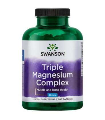 Swanson Triple Magnesium Complex 400mg 300 caps